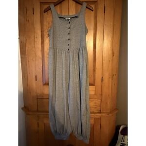vintage laura ashley romper Medium Navy Striped Bubble Cottagecore
